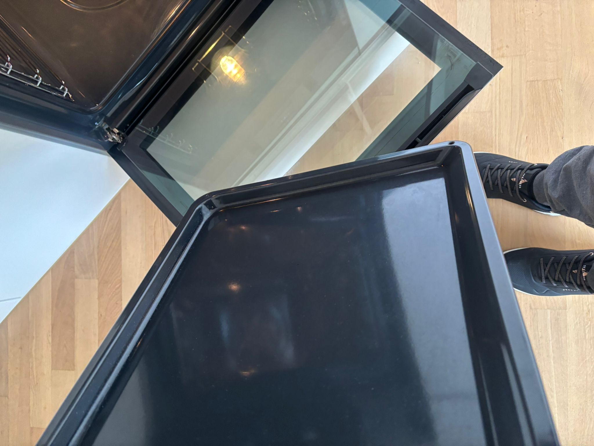 Backofen innen gereinigt